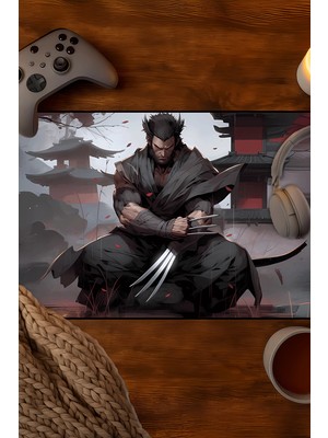 Charmbi Ninja Wolverine 30X70 Procontrol Mouse Pad Gaming Mousepad Kaymaz Taban Büyük Oyuncu Ultra Pürüzsüz