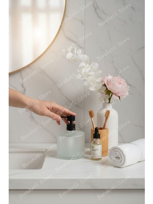 Mien Premium Sıvı Sabunluk | Modern Tasarım | Dayanıklı Gövde Beyaz