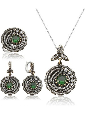Inure Jewelry Gümüş Otantik Bayan Set