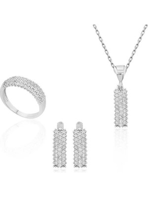 Inure Jewelry Gümüş Su Yolu Bayan Set