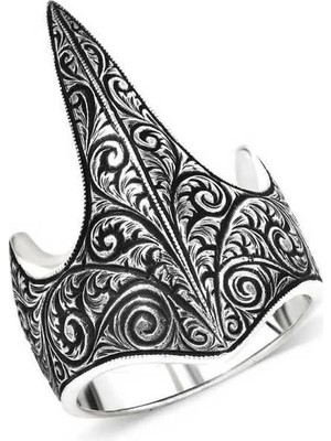 Inure Jewelry Gümüş Elişi Okçu Zihgir Yüzüğü