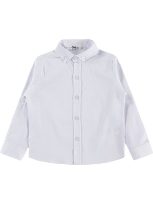 Civil Boys Yelken Nakışlı 2-5 Yaş Gömlek - Beyaz