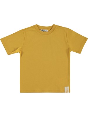 Civil Boys Basic Surf Etiketli 2-5 Yaş Tişört  - Hardal