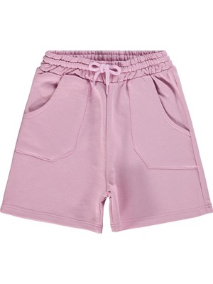 Civil Girls Büyük Cepli 6-9 Yaş Şort - Pembe
