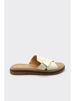 Derinet Hakiki Deri Kadın Terlik