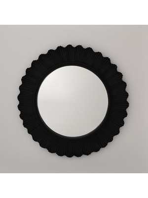 Selim Flashy Yuvarlak Ayna Siyah