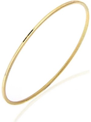 Inure Jewelry Gümüş Gold Ajda Kadın Bilezik