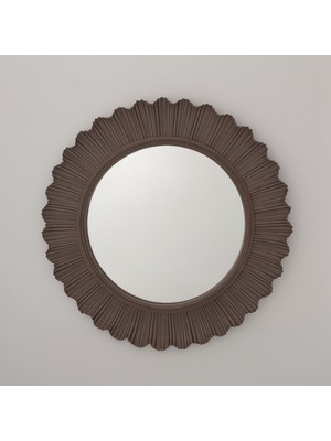 Selim Flashy Yuvarlak Ayna Taupe