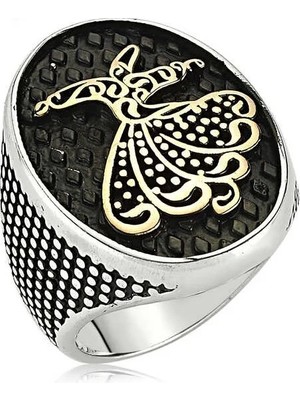 Inure Jewelry Gümüş Semazen Erkek Yüzük