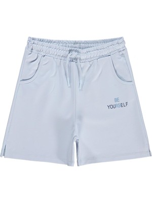 Civil Girls 10-13 Yaş Şort - Mavi