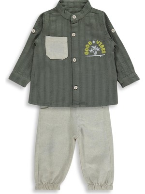 Concept Fularlı 3 Lü 6-18 Ay Takım - Yeşil 12-18 Ay