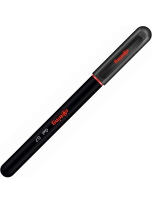 Rotring Siyah Jel Pilot Kalem 0.7mm 1 Adet Standart Ölçü ile Canlı Yazılar İçin