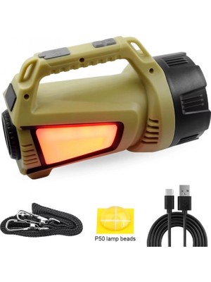 MiraLive T100 Dijital Göstergeli 100WATT Powerbank Özellikli Spot Fener