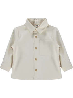 Civil Baby Basic Cepli 6-18 Ay Gömlek - Ekru