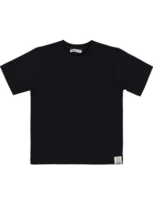 Civil Boys Basic Surf Etiketli 6-9 Yaş Tişört - Siyah
