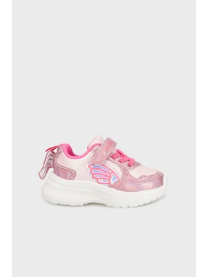 Buckhead Işıklı Cırtlı ve Bağlamalı Sneaker Ayakkabı Kız Çocuk Ayakkabı BUCK3041