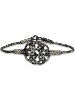 Inure Jewelry Gümüş Kazaziye Örgü Bileklik