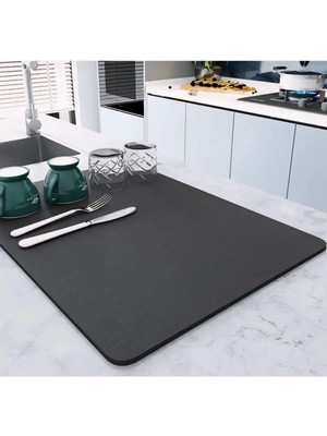 urfakent bilişim ve medya danışmanlık Kaymaz Tabanlı Çok Amaçlı Su Emici Sihirli Tezgah Üstü Bulaşık Yıkama Kurulama Kurutma Matı