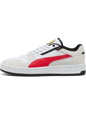 Puma Unisex Beyaz Puma Ferrari Court Classic Street Beyaz Spor Ayakkabı