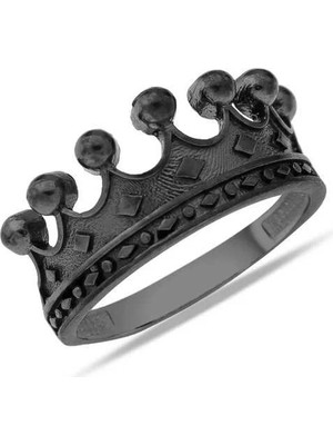 Inure Jewelry Gümüş Kral Tacı Erkek Yüzük