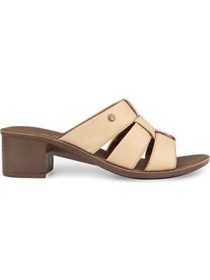 Muya , 36006-BOLISIMO , Anatomik Taban Topuklu Şık Kadın Terlik