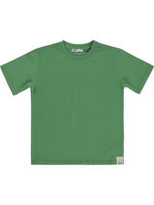 Civil Boys Basic Surf Etiketli 6-9 Yaş Tişört - Yeşil