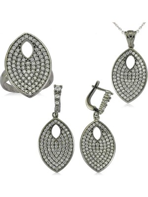 Inure Jewelry Gümüş Mekik Bayan Set
