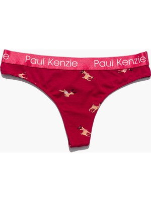 Paul Kenzie Christmas Collection - Kadın String Külot - Reindeer Kisses