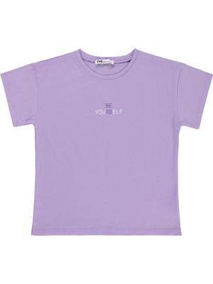 Civil Girls 6-9 Yaş Tişört - Lila