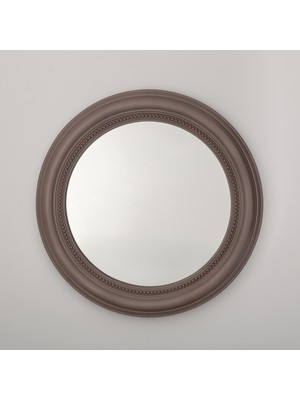 Selim Round Yuvarlak Ayna Taupe