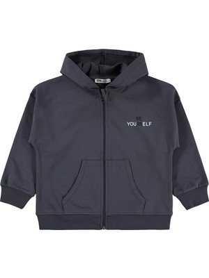 Civil Girls 10-13 Yaş Hırka - Gri