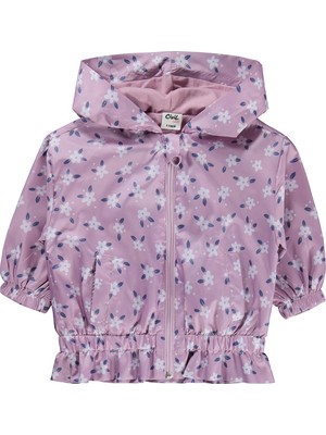 Civil Baby Çiçek Baskılı 6-18 Ay Yağmurluk - Pembe