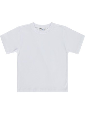 Civil Boys Basic 2-5 Yaş Tişört - Beyaz