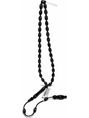Benko Tesbih Komple Gümüş Işlemeli Kuka Tesbih,tam BOY:30CM,TAŞ ÇAPI:4,75MM,TAŞ BOYU:8,70MM.