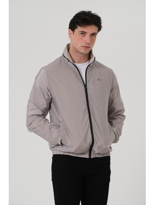 Pique MONO26 Erkek Mont Gizli Kapüşonlu Desenli Erkek Mont