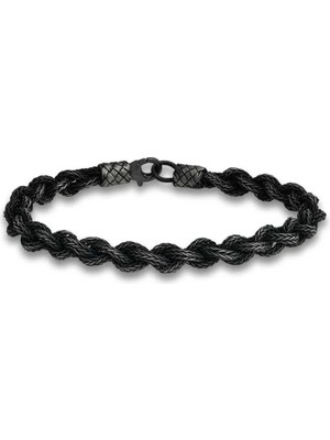 Inure Jewelry Gümüş Kazaziye Örgü Bileklik