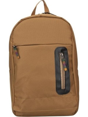  castelo 15.6" notebook sırt çantası taba rengi