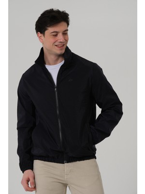 Pique MONO26 Erkek Mont Gizli Kapüşonlu Desenli Erkek Mont