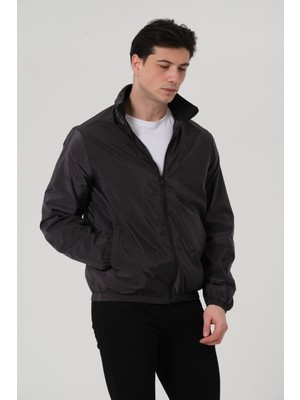 Pique MONO26 Erkek Mont Gizli Kapüşonlu Desenli Erkek Mont