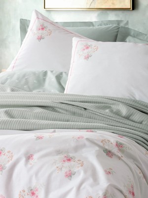 Colezium Vivid Çift Kişilik Pikeli Nev Takımı Minty Mint