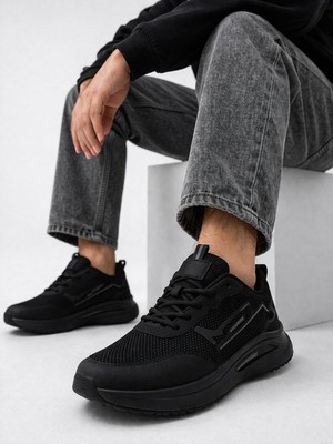 Slipcat Erkek Sneaker Modern Tasarım Hafif Air Taban Günlük Rahat Yumuşak Yürüyüş Spor Ayakkabı