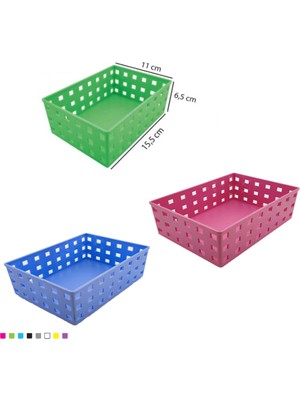 Ark Çok Amaçlı Organizer Sepet Ofis, Mutfak, Banyo Düzenleyici 155x110x65 mm