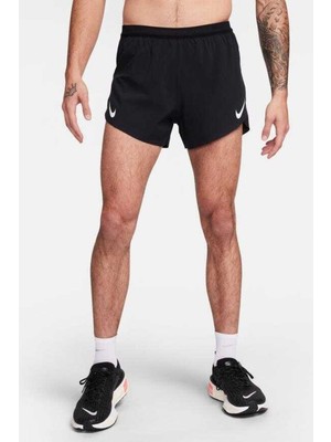 Nike Dri Fit Adv Aeroswift Brief Lined 4 Inch Short Erkek 4 Cepli Koşu Şortu Siyah