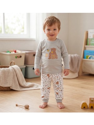 Motherlove %100 Organik Bebek Pijama Takımı 3 - 36 Ay