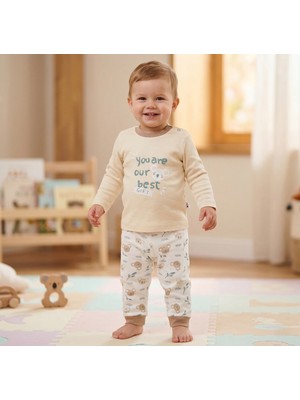 Motherlove %100 Organik Bebek Pijama Takımı 3 - 36 Ay