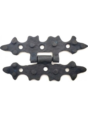 Uravas Store Lounge Antika Tarz Dekoratif Pirinç Yıldız Menteşe - 84X44 Mm, Oksit