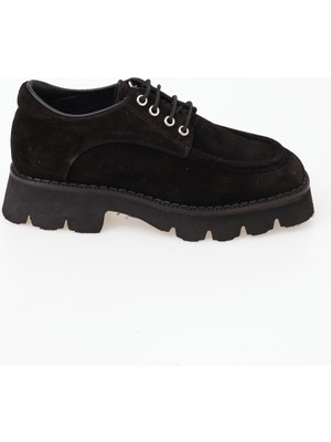 Eschi Beyoğlu Serisi Kadın Siyah Hakiki Deri Ekstra Hafif Loafer Ayakkabı