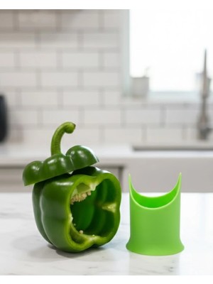 Uravas Store Silikon Biber Çekirdeği Çıkarıcı Kabak Oymaya Aparat