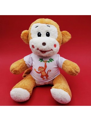 Uravas Store Tişörtlü Sevimli Peluş Maymun