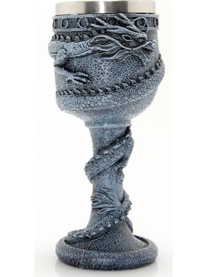 Cngzhn Ejderha Tasarımlı Paslanmaz Çelik Kadeh Bardak Model 1